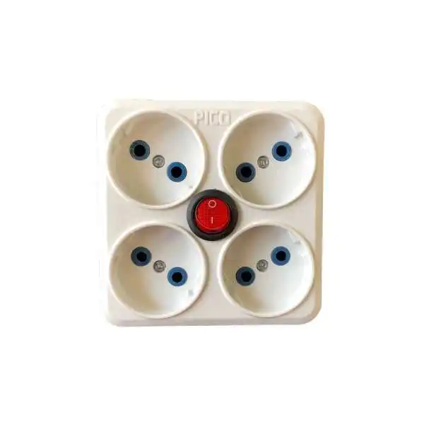 چند راهی برق پیکو مدل 4 خانه