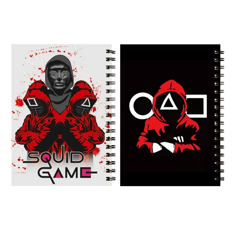 دفتر مشق 60 برگ طرح بازی مرکب کد 4498 بسته 2 عددی