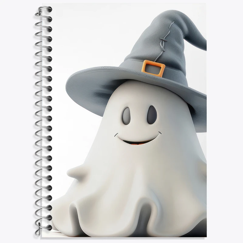 دفتر زبان 50 برگ خندالو مدل سه خط طرح روح بامزه کد N2203