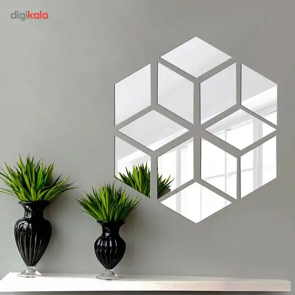 آینه پلکسی گلس دکو وسنا مدل P2007 دوازده تکه