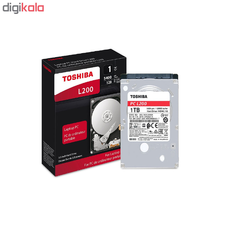 هارد دیسک اینترنال توشیبا مدل HDWL110XZSTA ظرفیت 1 ترابایت