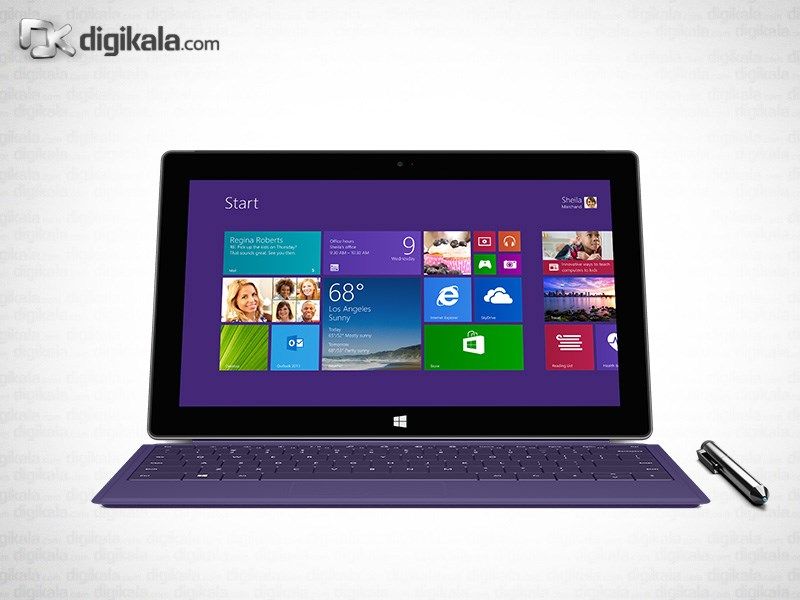 تبلت مایکروسافت مدل Surface Pro 2 به همراه کیبورد ظرفیت 128 گیگابایت main 1 5