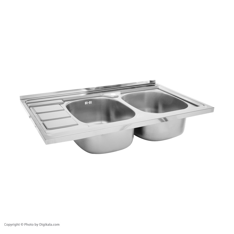 سینک ظرفشویی پرنیان استیل مدل PS 1117 روکار 3 در وبزینر سینک ظرفشویی پرنیان استیل مدل PS 1117 روکار