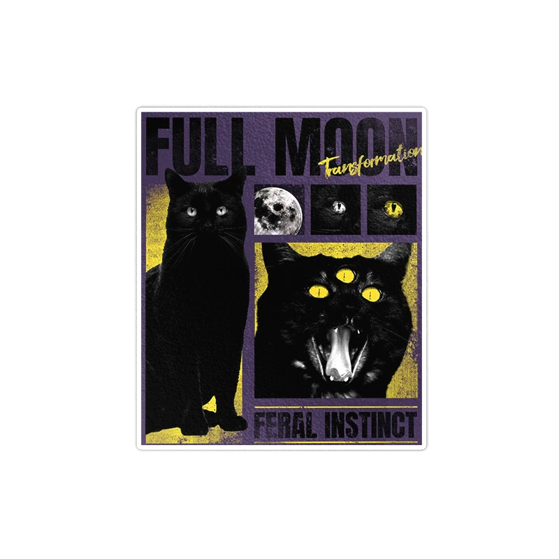 استیکر لپ تاپ ویندی دیزاین طرح گربه مدل 1205