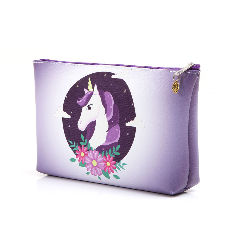 کیف لوازم آرایش زنانه مدل یونیکورن کد IDM 382