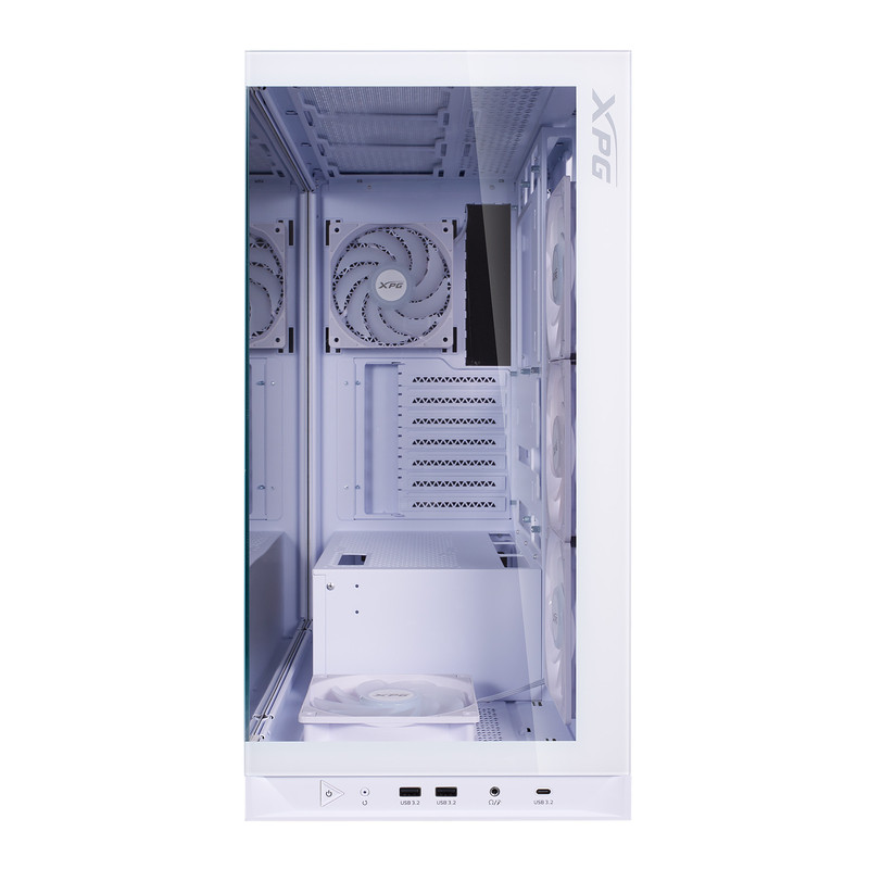 کیس کامپیوتر ای دیتا ایکس پی جی مدل INVADER X BTF WHITE