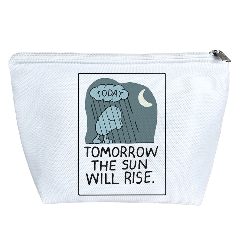 کیف لوازم آرایش دخترانه خندالو مدل Tomorrow The Sun Will Rise کد 6967