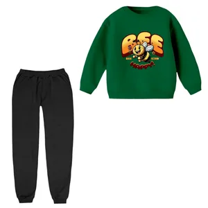 ست سویشرت و شلوار راحتی بچگانه مدل زنبور 