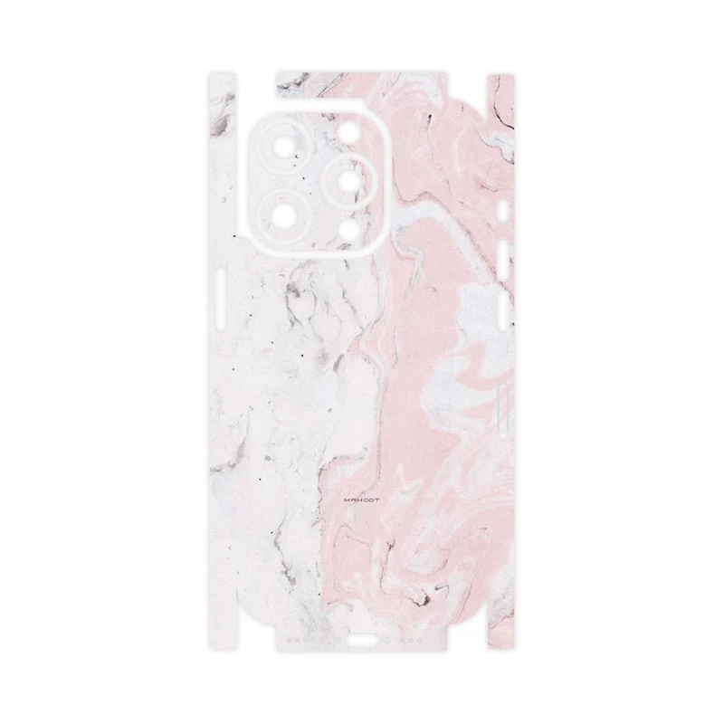 برچسب پوششی ماهوت مدل Blanco_Pink_Marble-FullSkin مناسب برای گوشی موبایل اپل iPhone 15 Pro