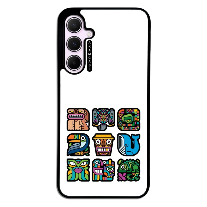 کاور آکام مدل AMC-WSGA35-MODERN CULTURE-4 مناسب برای گوشی موبایل سامسونگ Galaxy A35