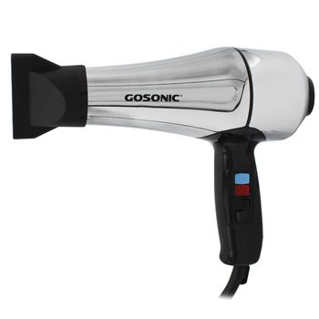 سشوار حرفه ای گوسونیک مدل GHD-229، موتور AC با توان مصرفی 1800 وات، دارای قابلیت باد سرد، فناوری تولید یون، وزن 892 گرم، تنظیم حرارت 3 حالته و کنترل سرعت 2 حالته، به همراه 1 عدد سری متمرکزکننده