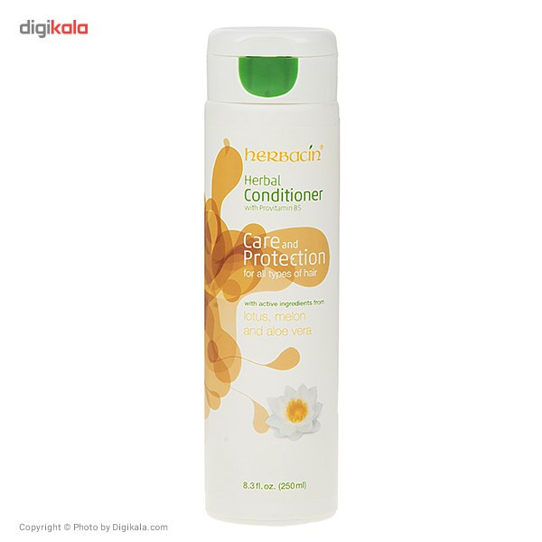 نرم کننده مو هرباسین مدل Care And Protection حجم 250 میلی لیتر