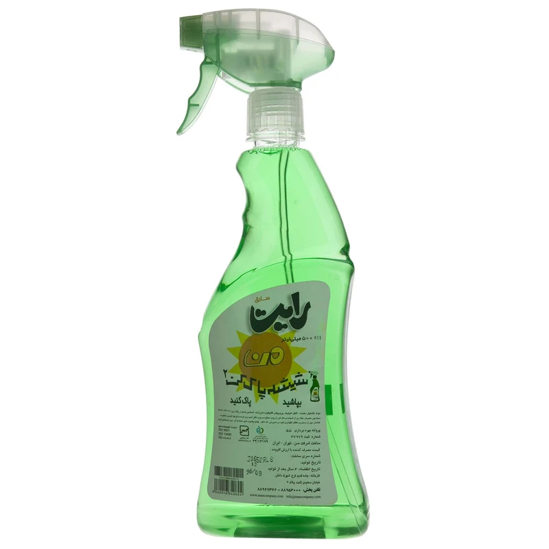 شیشه پاک کن من مدل Green حجم 500 میلی لیتر