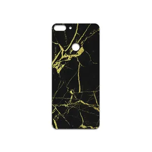 MAHOOT  Graphite-Gold-Marble Cover Sticker for Huawei P Smart
