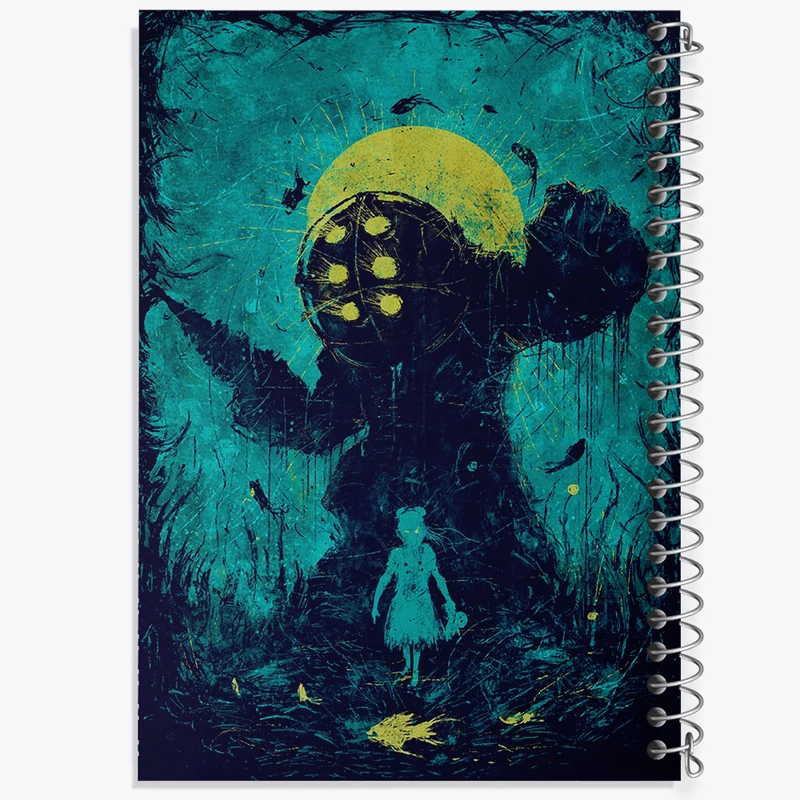 دفتر مشق 50 برگ خندالو طرح بازی بایوشاک (Bioshock) کد 31347