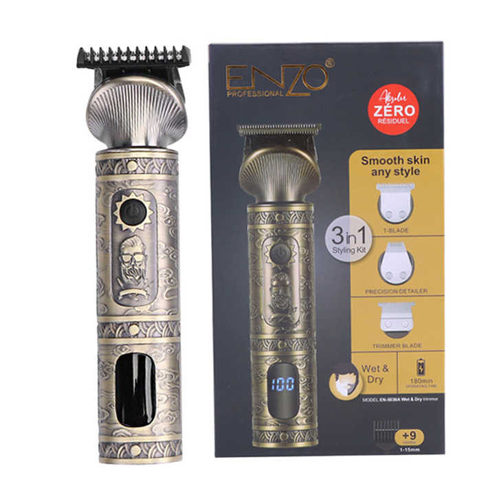 ست ماشین اصلاح موی سر و صورت و بدن انزو پروفیشینال مدل EN-5036A