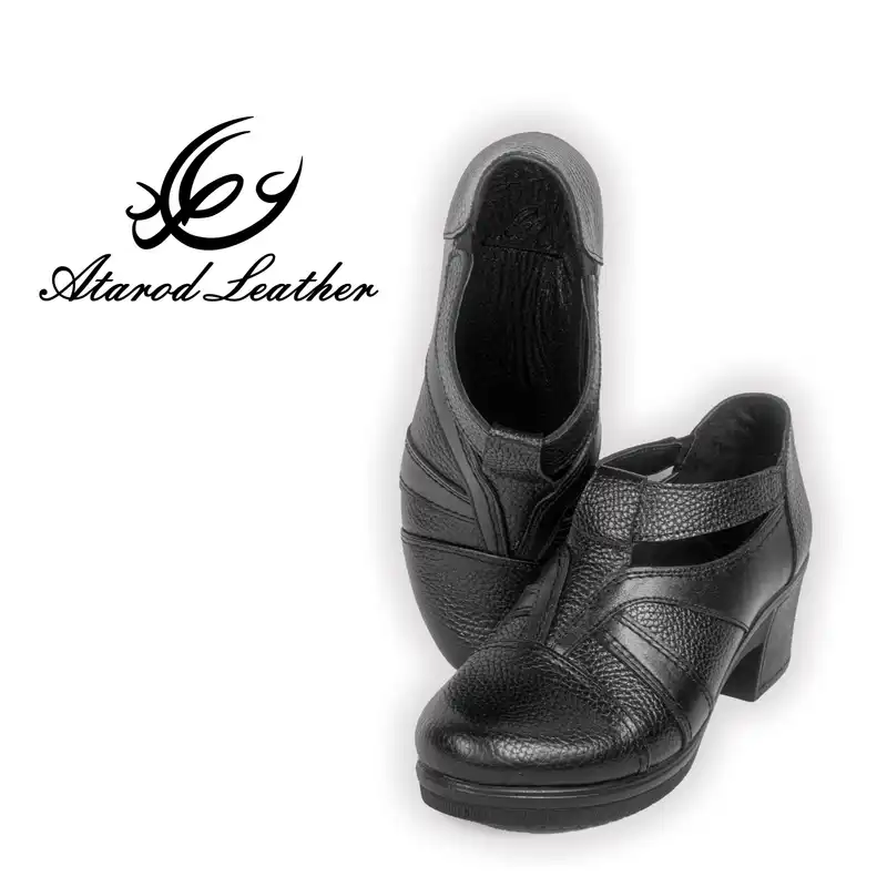 کفش زنانه چرم عطارد مدل چرم طبیعی کد SH252