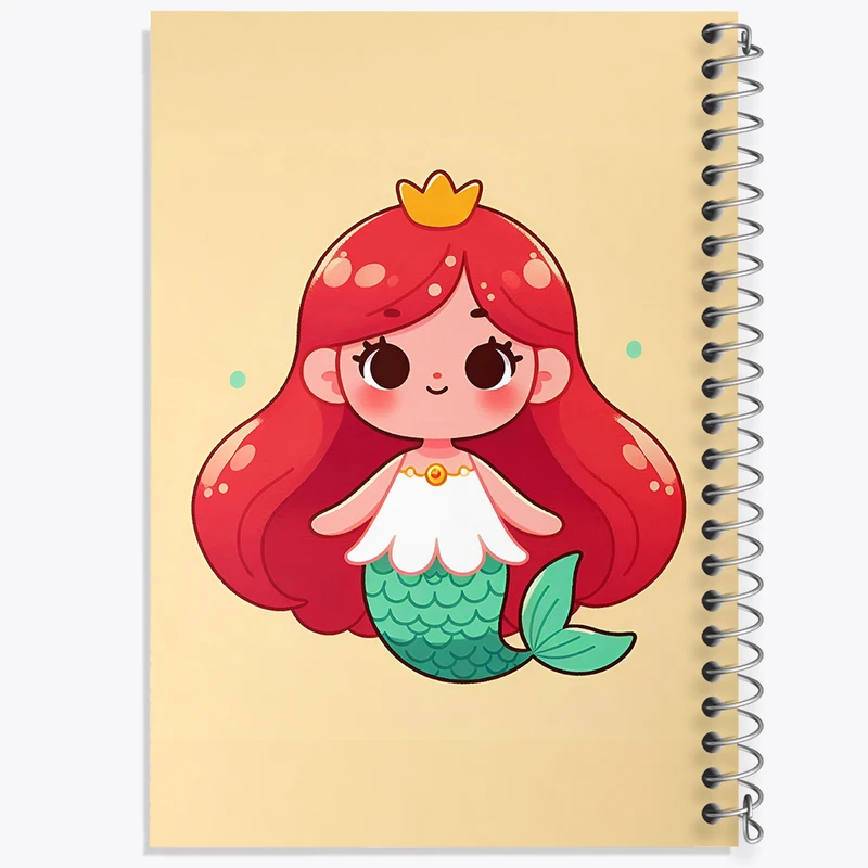 دفتر لیست خرید 50 برگ خندالو طرح پری دریایی کد N3323