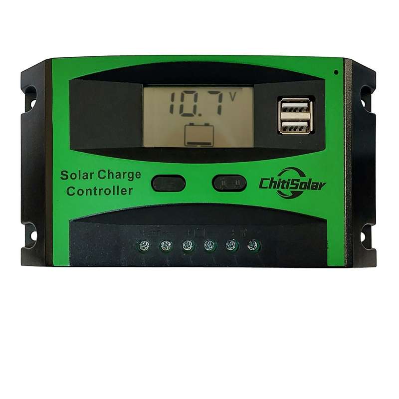 کنترل کننده دیجیتال شارژ خورشیدی چیتی سولار مدل PWM-ADJ20