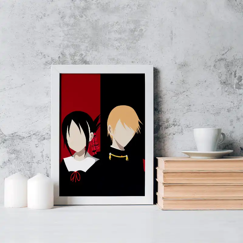 تابلو خندالو مدل کاگویا و میوکی انیمه کاگویا ساما کد 16056