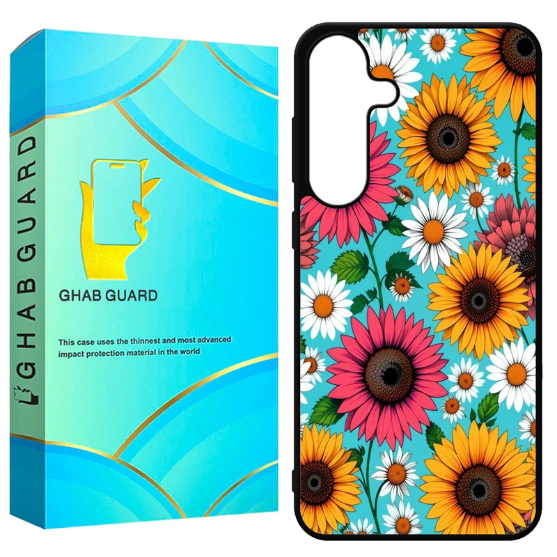 کاور قاب گارد طرح گل گلی مدل GCHPS24 مناسب برای گوشی موبایل سامسونگ Galaxy S24 