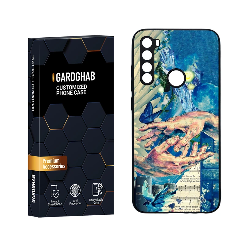 کاور گارد قاب مدل هنری مناسب برای گوشی موبایل شیائومی Redmi Note8