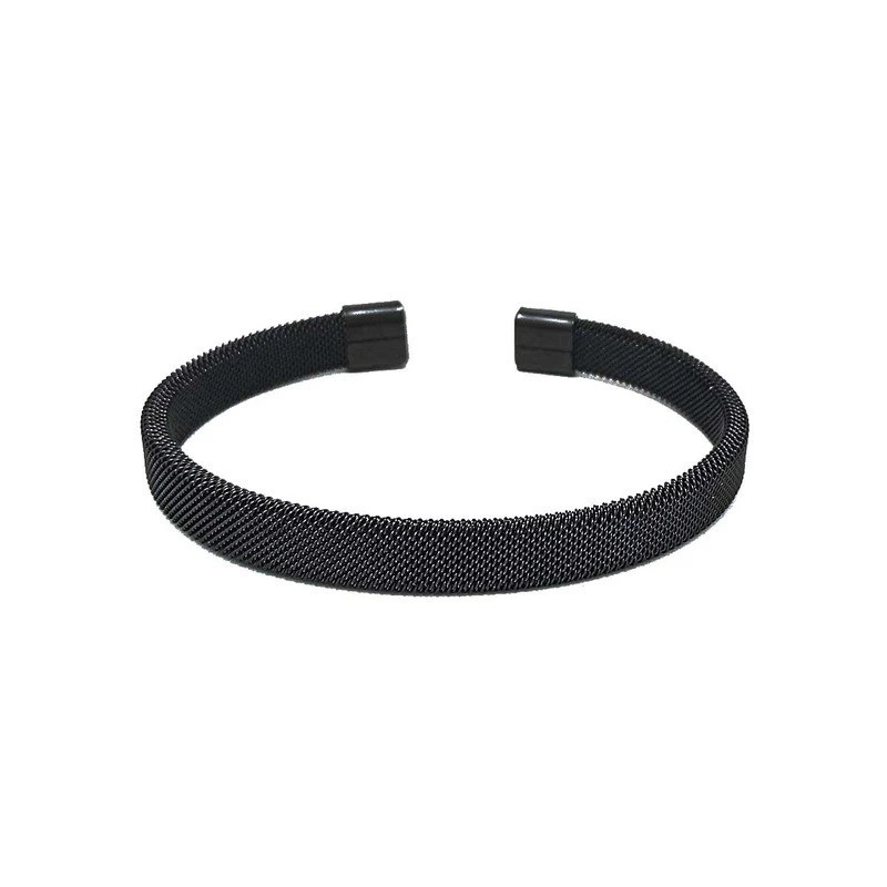 دستبند مردانه مدل حصیری ریز بافت
