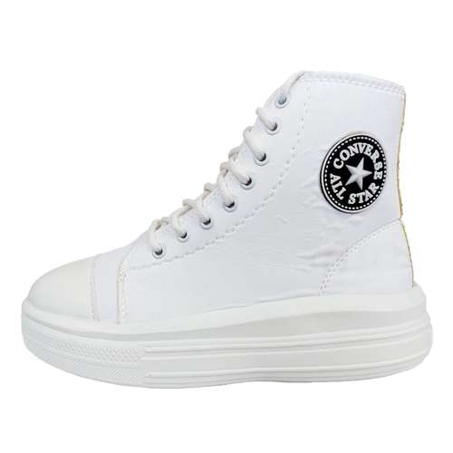 کفش پیاده روی زنانه مدل لژ ساقدار استار رنگ سفید