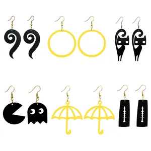 گوشواره زنانه هانستو مدل E6-215 مجموعه 6 عددی