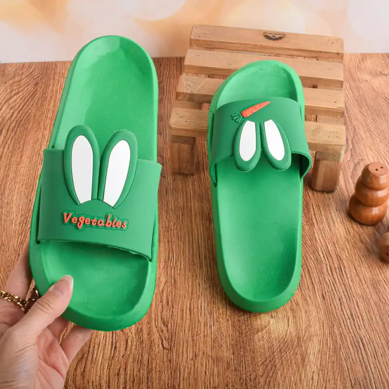 دمپایی زنانه پاپا مدل خرگوشی GRN.2674