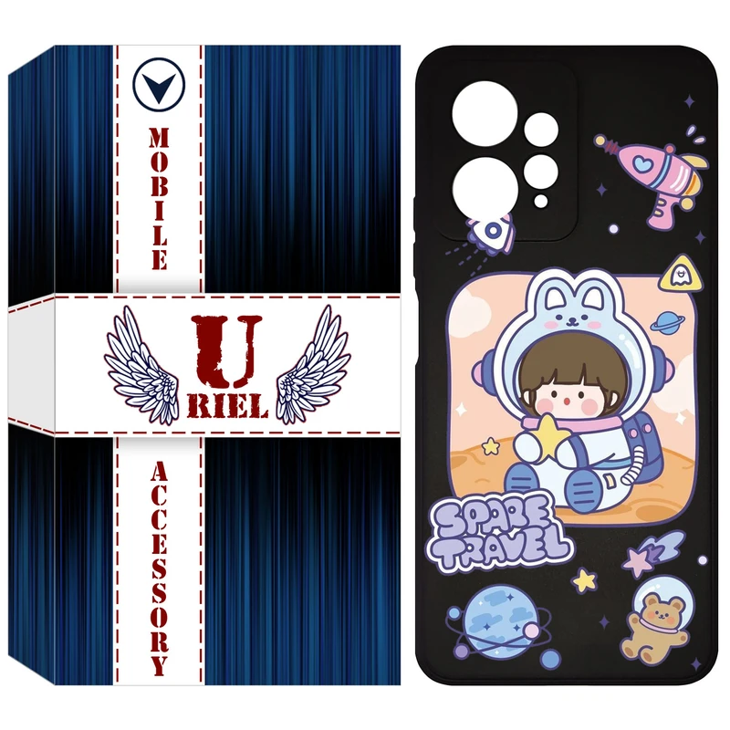 کاور یوریل مدل KSH کد 9 طرح دختر فضانورد مناسب برای گوشی موبایل شیائومی Redmi Note 12 4G