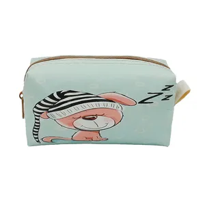 کیف لوازم آرایش زنانه مدل مکعبی طرح خابالو