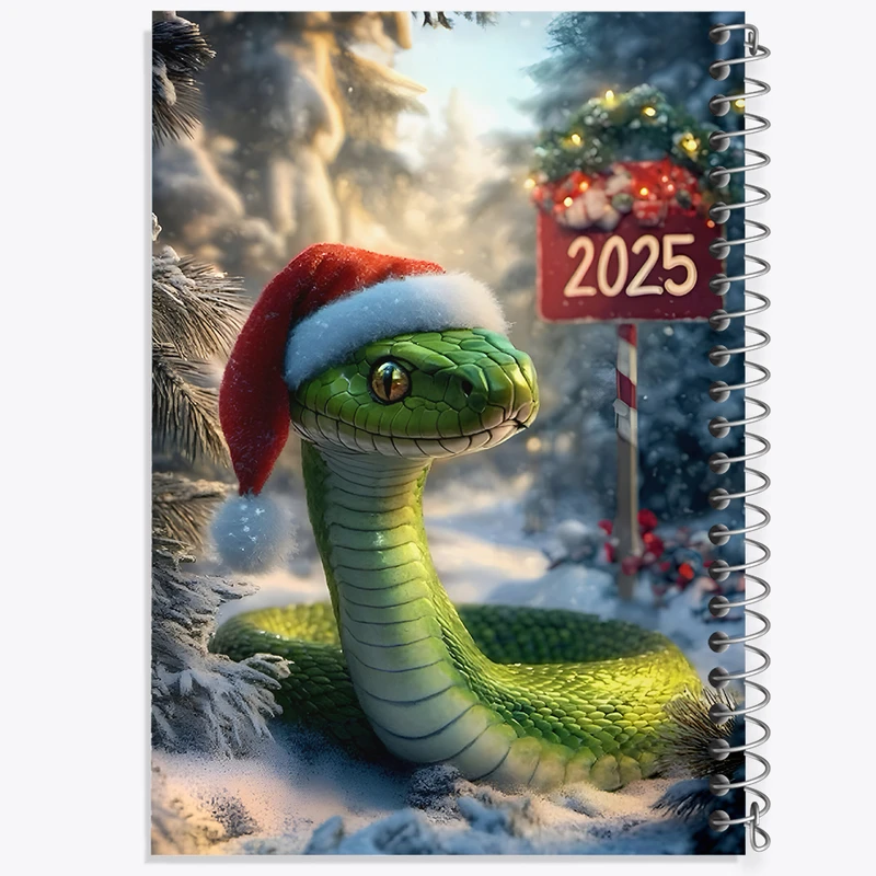 دفتر لیست خرید 50 برگ خندالو طرح سال مار 2025 میلادی کد F8154