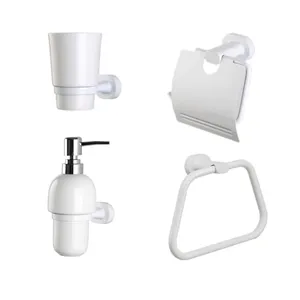 ست سرویس بهداشتی 4 تکه دلفین مدل 66W-4