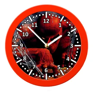 ساعت دیواری کودک مدل مرد عنکبوتی
