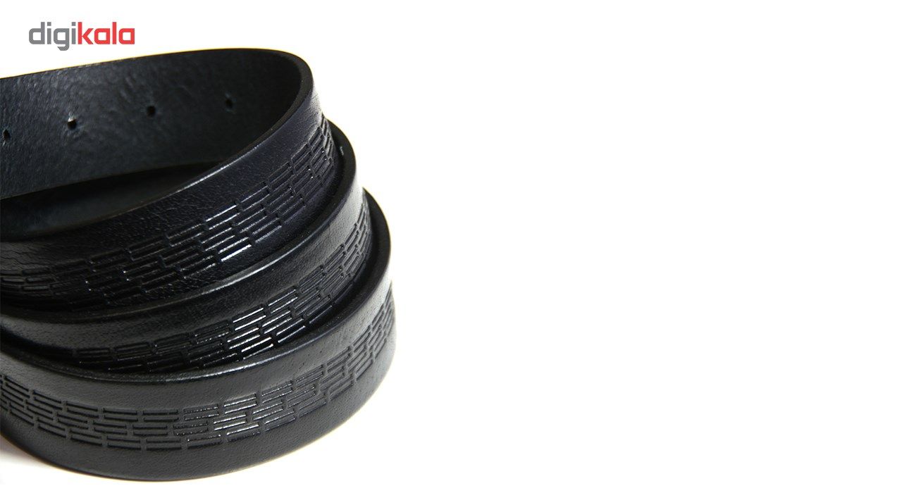 کمربند چرم مردانه ایده برتر کد L45 BL main 1 2