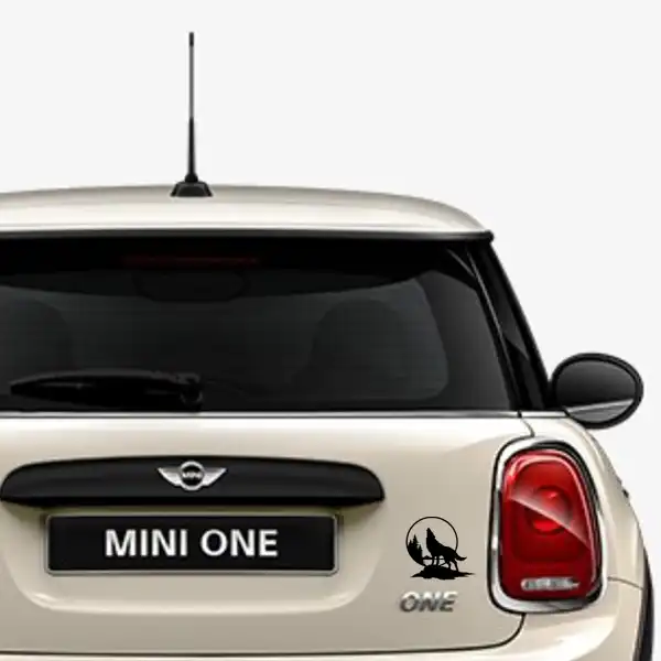 برچسب بدنه خودرو آداک طرح گرگ کد Wlfb01