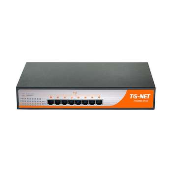 سویچ مدیریتی 8 پورتpoe  تی جی نت مدل 3008-150 وات گیگابیت