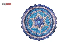 بشقاب مسی میناکاری اثر ابوالقاسمی کد170091