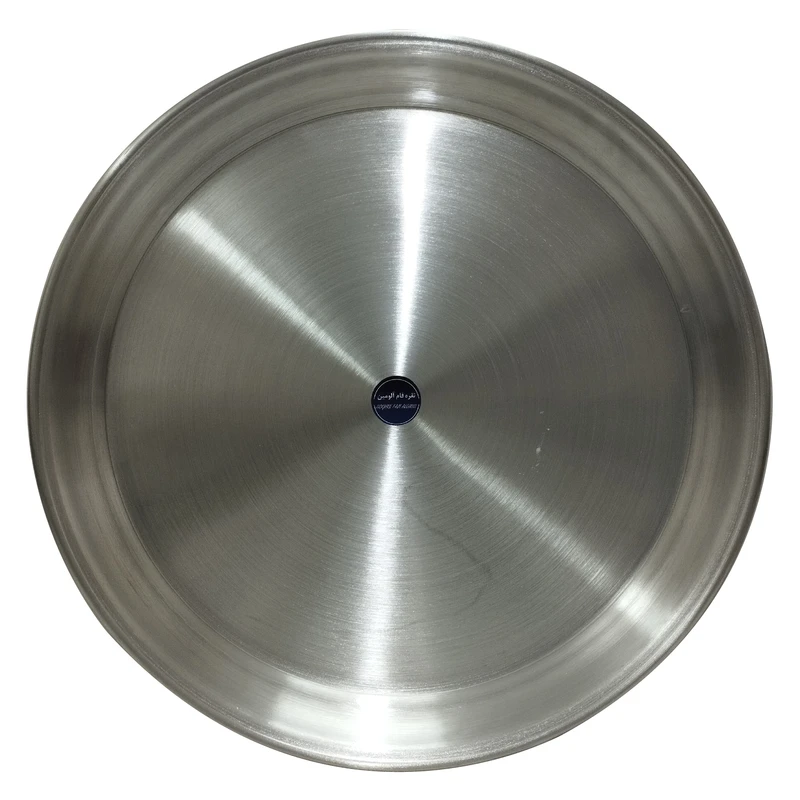 سینی نقره فام آلومین مدل روحی کد 65