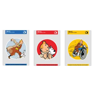 برچسب هیپوآرت مدل تن تن بسته سه عددی