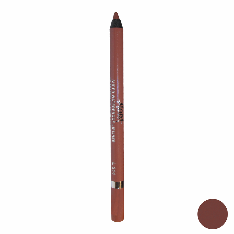 مداد لب مودا مدل super waterproof lipliner شماره L214 مداد لب مودا مدل super waterproof lipliner شماره L214