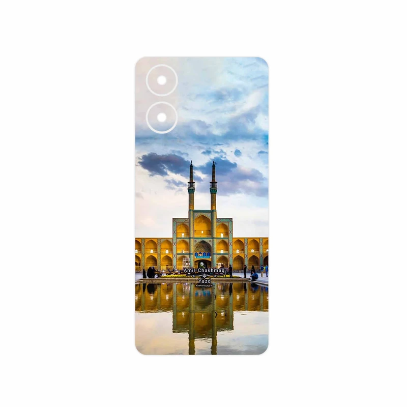 برچسب پوششی ماهوت مدل Amir Chakhmaq Square Yazd مناسب برای گوشی موبایل موتورولا Moto G04s
