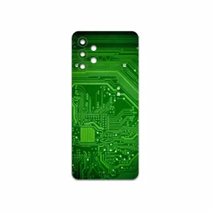 MAHOOT Green Printed Circuit Board Cover Sticker for Samsung Galaxy A32 4G