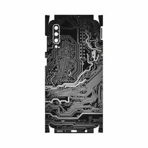 MAHOOT Black Printed Circuit Board-FullSkin Cover Sticker for Samsung Galaxy A50