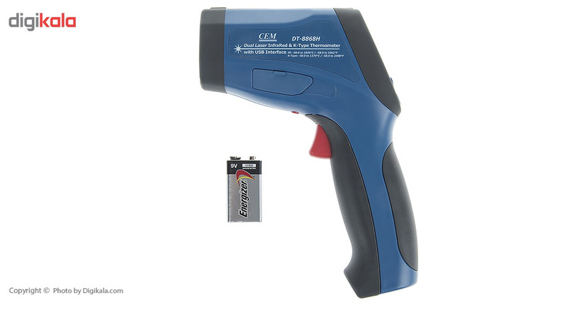 دماسنج دیجیتالی مادون قرمز سی ای ام مدل DT-8868H دماسنج دیجیتالی مادون قرمز سی ای ام مدل DT-8868H