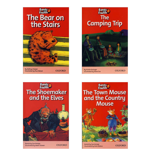 کتاب Family and Friends 2 Readers اثر جمعی از نویسندگان انتشارات زبان مهر 4 جلدی