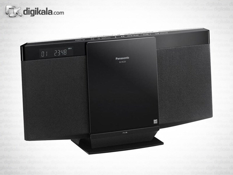 سیستم استریوی کوچک پاناسونیک اس سی-اچ سی 25 همراه با داک آیپاد سیستم استریوی کوچک پاناسونیک اس سی-اچ سی 25 همراه با داک آیپاد