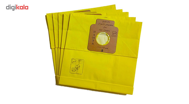 پاکت جاروبرقی ناسیونال 7540 همتا مدل H-N53 سه بسته 5 عددی پاکت جاروبرقی ناسیونال 7540 همتا مدل H-N53 سه بسته 5 عددی