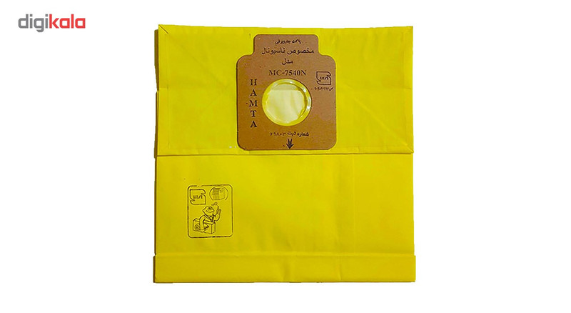 پاکت جاروبرقی ناسیونال 7540 همتا مدل H-N53 سه بسته 5 عددی پاکت جاروبرقی ناسیونال 7540 همتا مدل H-N53 سه بسته 5 عددی